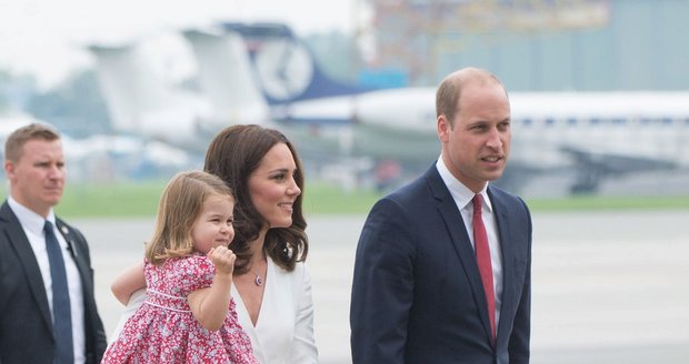 Vévodkyně Kate, princ William a děti přijeli do Polska.