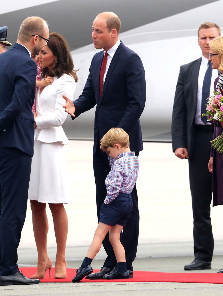 Vévodkyně Kate, princ William a děti přijeli do Polska.