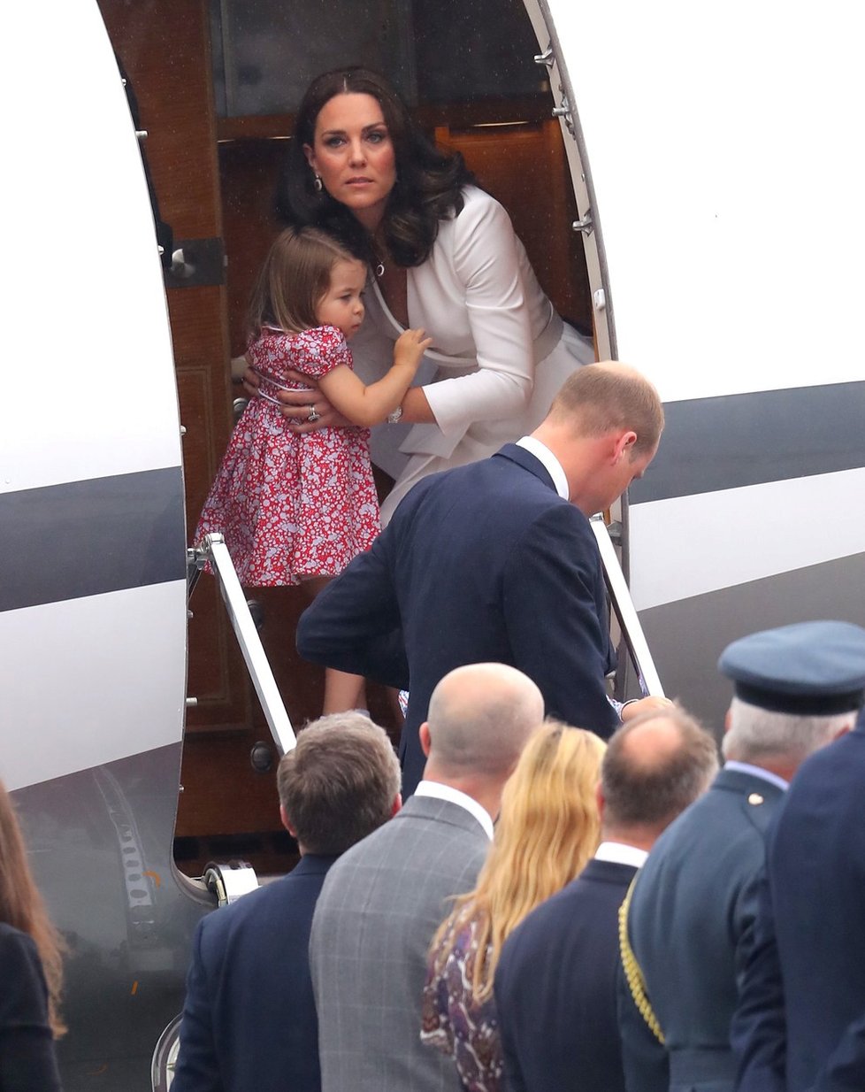 Vévodkyně Kate, princ William a děti přijeli do Polska.