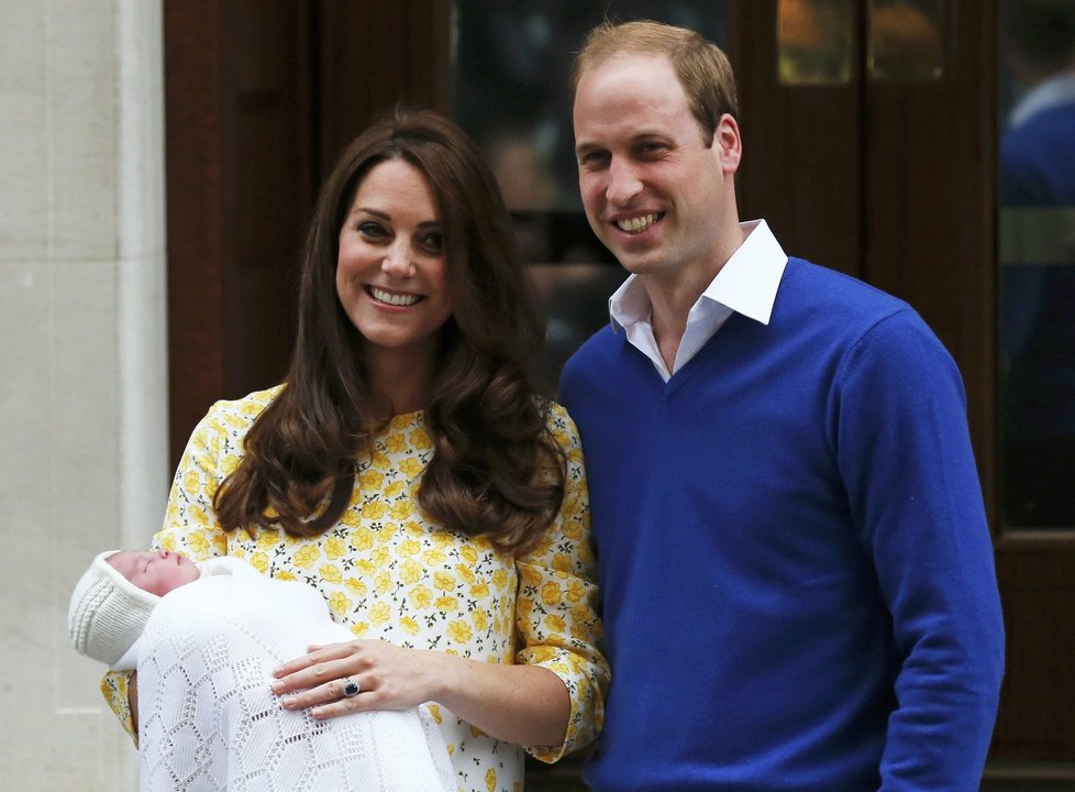 Kate už v den porodu pózovala fotografům.