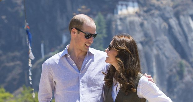Princ William s manželkou Kate na návštěvě Bhútánu