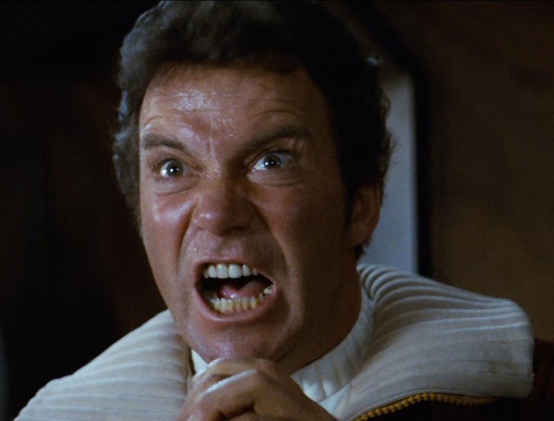 Nejslavnější role Williama Shatnera - kapitán Kirk.