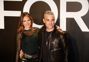 Robbie Williams a manželka Ayda