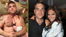 Robbie Williams je otcem. Jeho manželka Ayda Field mu porodila dcerku Theodoru Rose a zpěvák se s ní ihned pochlubil na Twitteru