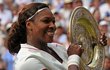 Serena po svém posledním zápase – fi nále loňského Wimbledonu