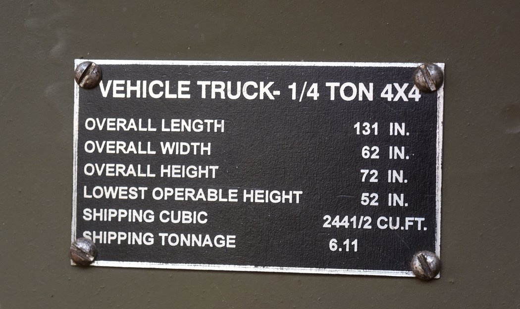 Willys Truck ¼ ton 4x4
