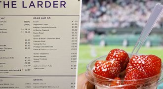Pivo za dvě stě a bonbóny za cenu oběda: Návštěvníci Wimbledonu jsou v šoku z cen!