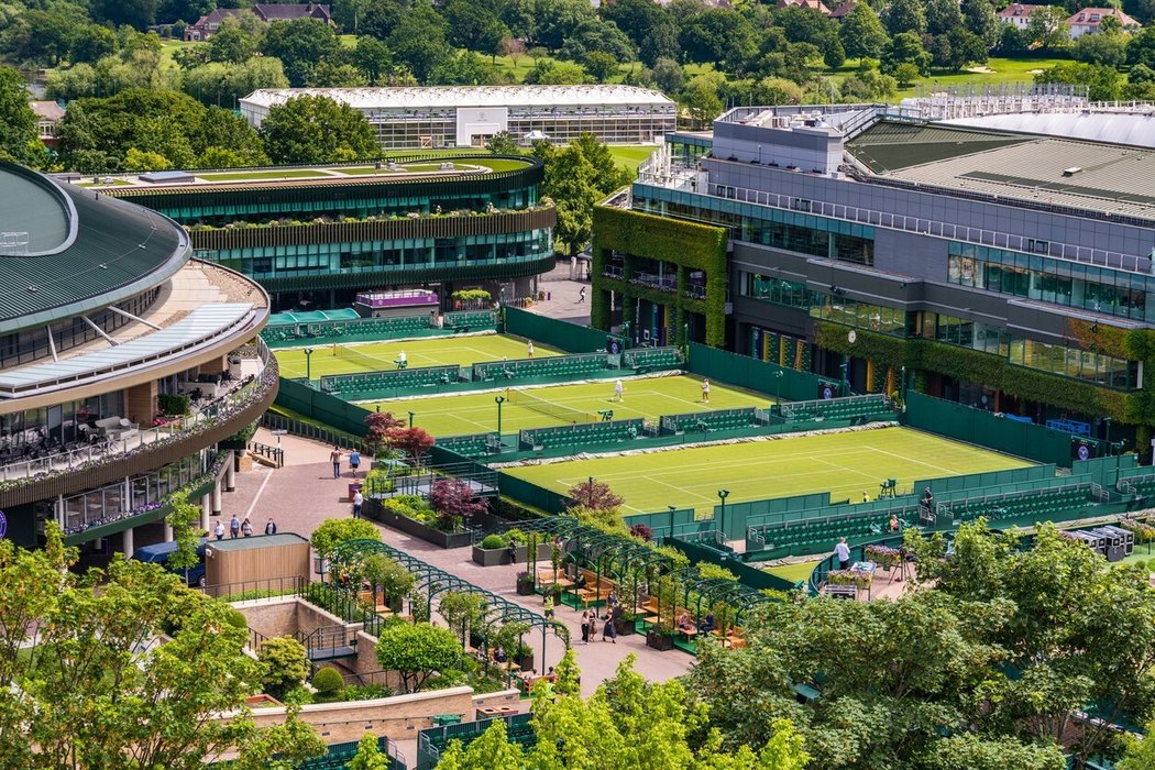Tajný tunel chrání bezpečnost a soukromí tenisových hvězd na Wimbledonu