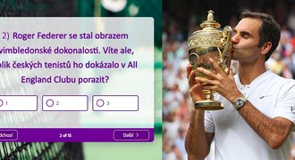 KVÍZ: Jak znáte Wimbledon? Délka trávy, Češi vs. Federer a rovné odměny