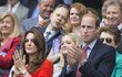 Kate a William na Wimbledonu