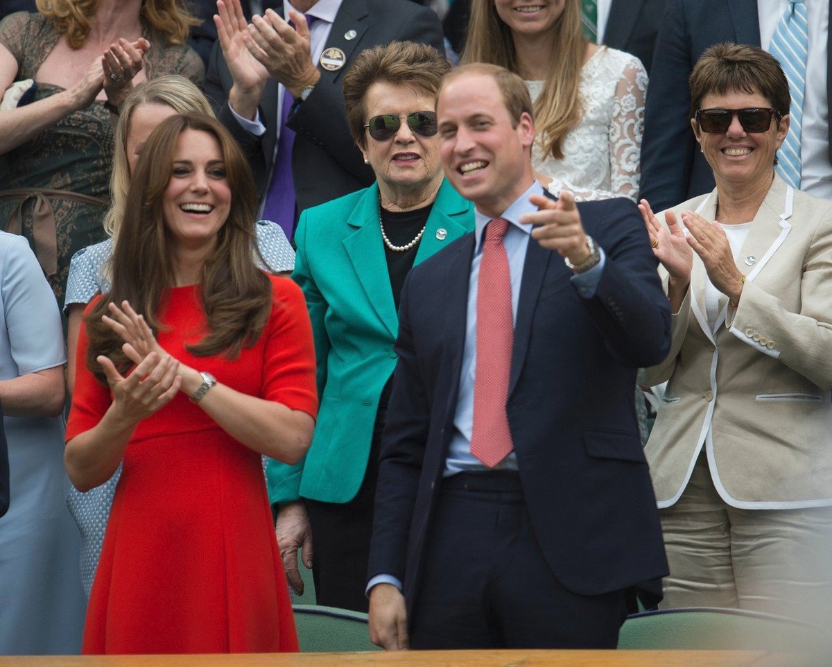 Kate a William na Wimbledonu