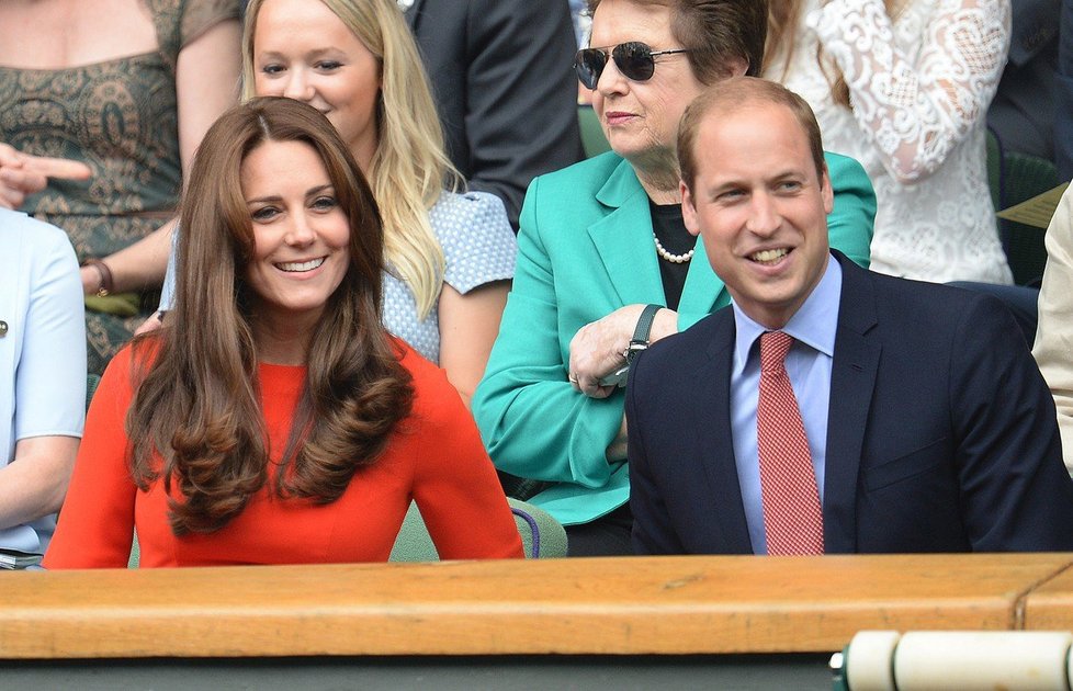 Kate a William na Wimbledonu