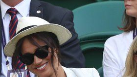 Vévodkyně Meghan na Wimbledonu