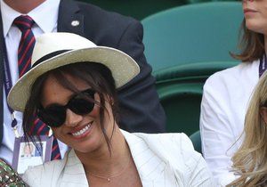 Vévodkyně Meghan na Wimbledonu