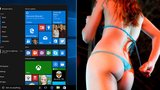 Muž nechal přes noc počítač updatovat na Windows 10, ráno na něm našla manželka porno