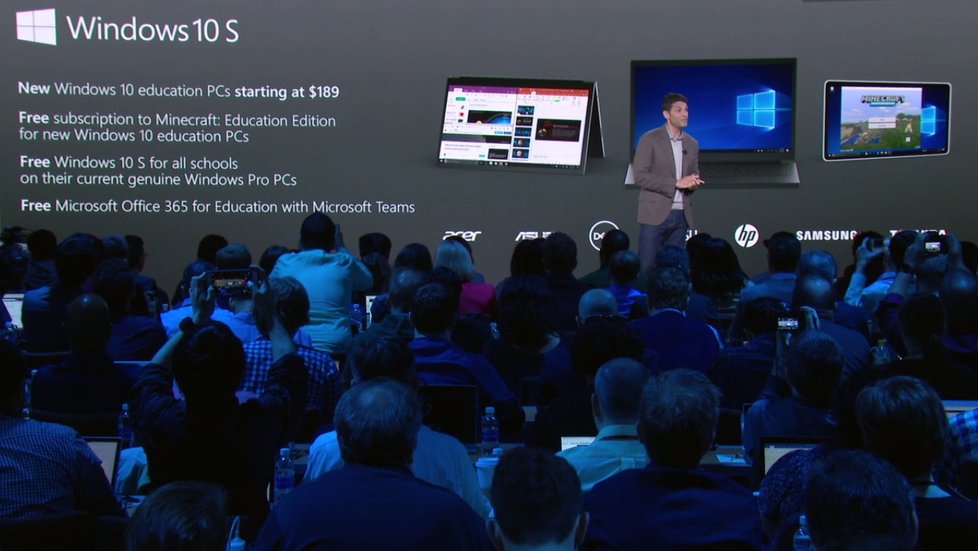 Microsoft představil nový systém Windows 10 S