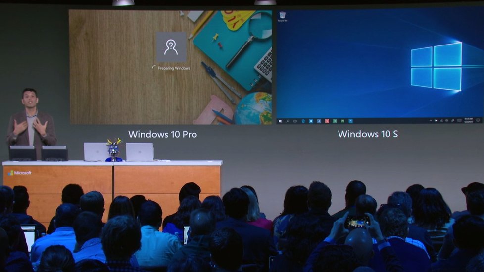 Microsoft představil nový systém Windows 10 S