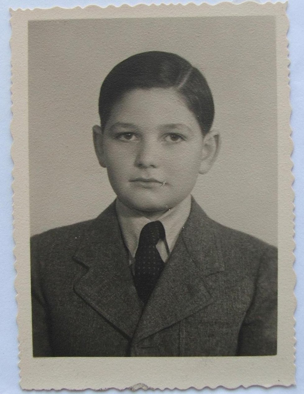 Osmiletý Tomáš Graumann v roce 1939.