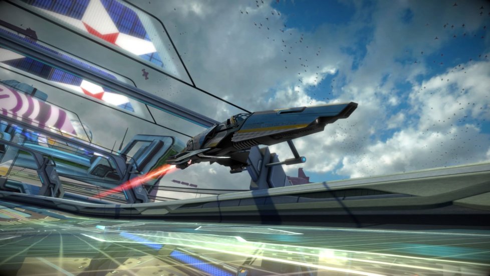 WipEout Omega Collection má krásnou grafiku.