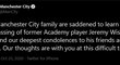 Tweet Manchesteru City o tragické události