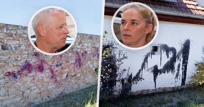 poničená fasáda rozzuřila Witovskou a Koláře.
