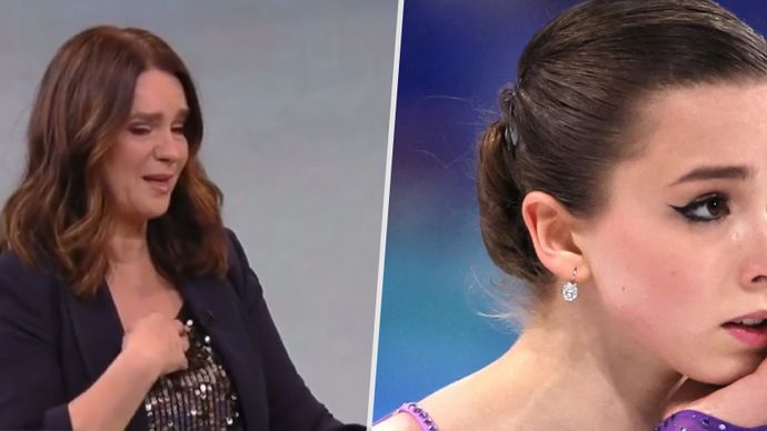Wittová se při pohledu na krasobruslařku rozplakala