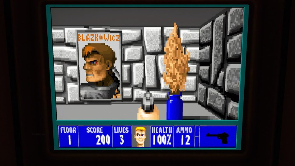 Wolfstone 3D je variací na Wolfenstein 3D pro nacisty.