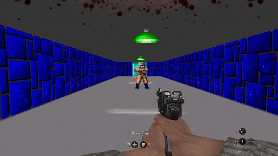 Ve hře jsou roztroušeny speciální mise ve stylu Wolfensteina 3D.