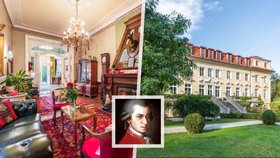 Mozartův zámek jde do dražby za 300 milionů: Nový majitel koupí získá kapli, kino i hladomornu! 