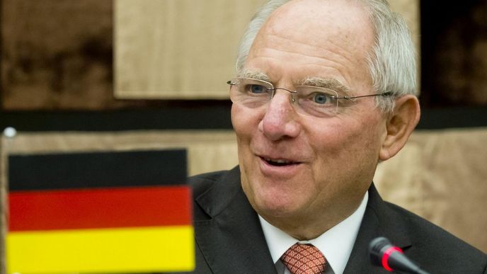 německý ministr financí Wolfgang Schäuble