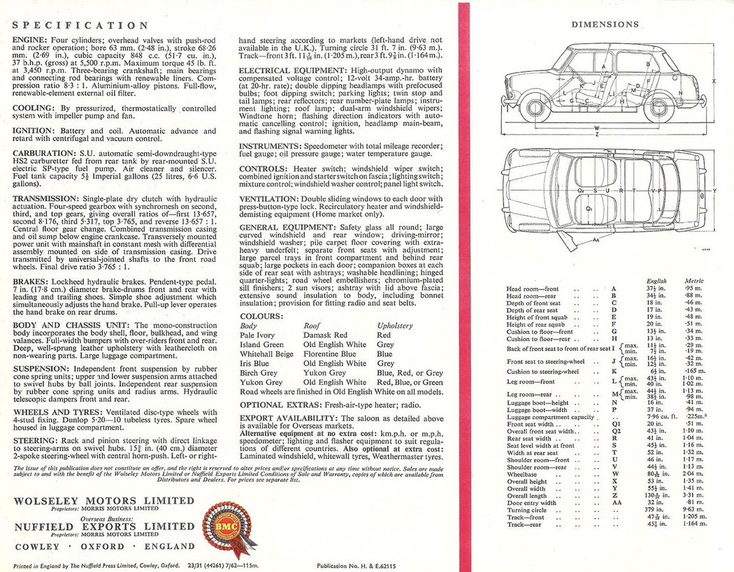 Wolseley Hornet (1963)