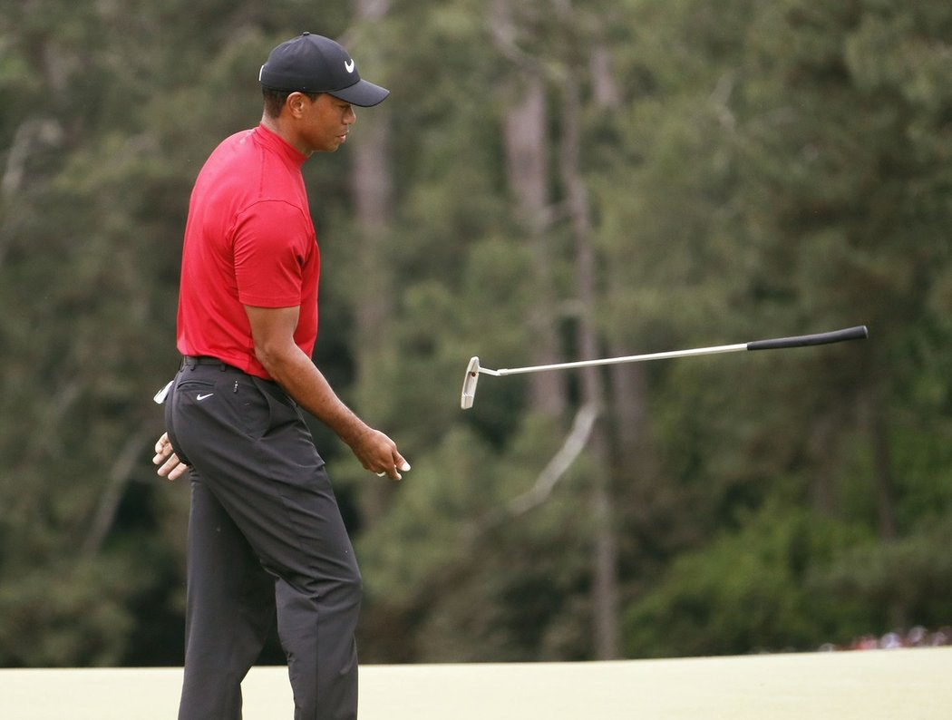 Patnáctinásobný šampion turnajů kategorie major Tiger Woods