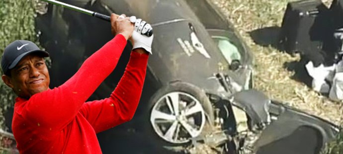 Tiger Woods zdemoloval své auto a skončil v nemocnici.
