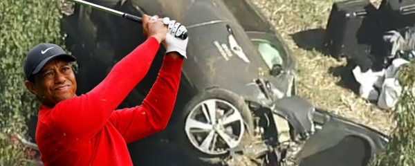 Tiger Woods zdemoloval své auto a skončil v nemocnici.