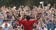 Golfový král Tiger Woods si s fanoušky užívá pátý vysněný triumf na MAsters v Augustě!