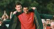 Loňský vítěz Patrick Reed obléká do zeleného saka pětinásobného šampiona Masters Tigera Woodse Loňský vítěz Patrick Reed obléká do zeleného saka pětinásobného šampiona Masters Tigera Woodse