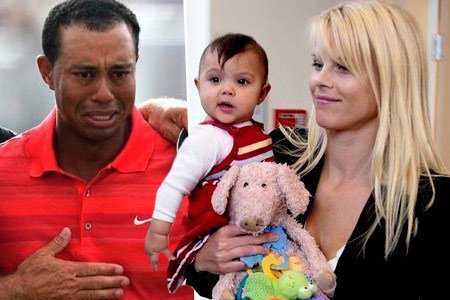 Manželka Elin Nordegren se s dětmi odstěhovala od golfisty Tigera Woodse.
