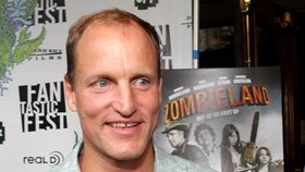 Woody Harrelson na premiéře Zombielandu