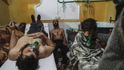 Oběti plynového útoku v syrské Ghútě