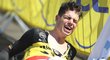 Wout van Aert se zranil po kolizi s bariérou