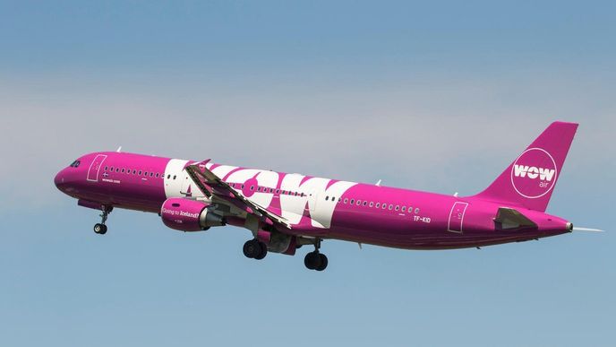 Letadlo společnosti WOW Air