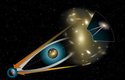 Gravitační čočka může zesílit signál "putující" vesmírem
