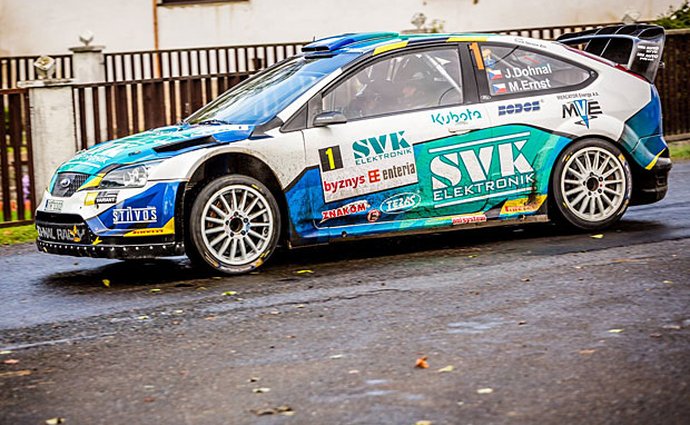 Rallye Příbram po 1. dnu: Dohnal má náskok