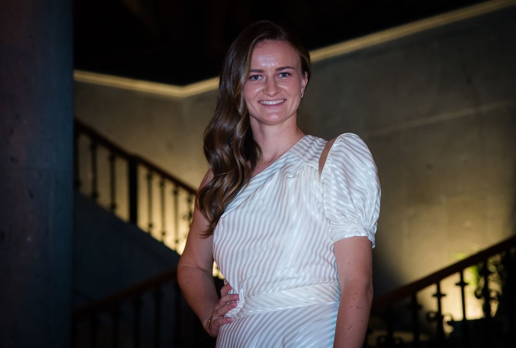 Česká tenistka Barbora Krejčíková se Guadalajaře hodila do gala