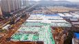 Rychlý postup stavby nové nemocnice ve Wu-chanu