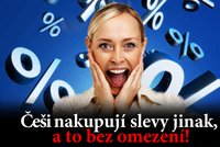 Češi nakupují slevy jinak a to bez omezení!