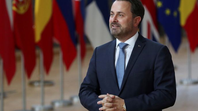 Lucemburský premiér Xavier Bettel přijíždí na summit EU v Bruselu