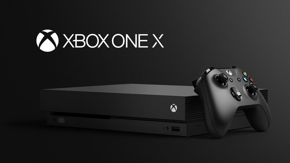 Konzole Xbox One X.