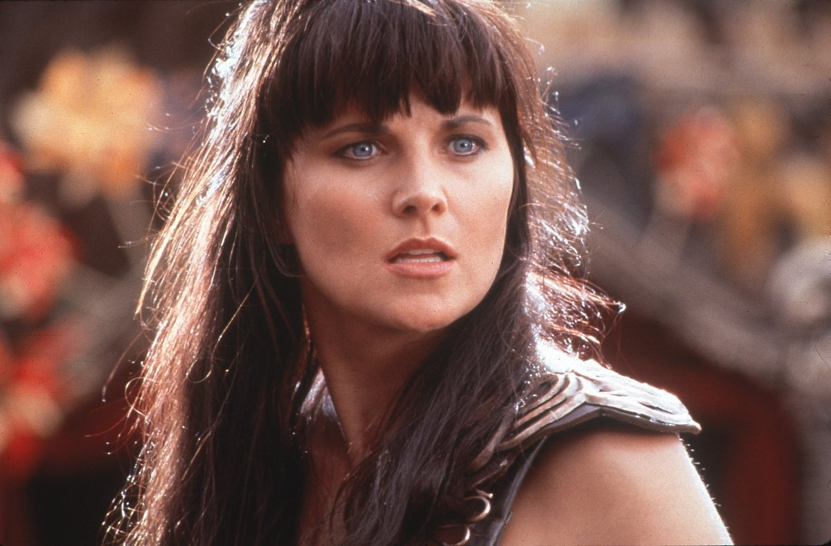 Lucy Lawless jako Xena.