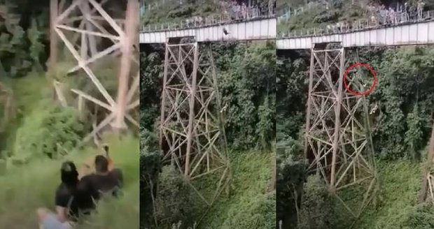 Krásná dívka nepřežila bungee jumping: Skočila z mostu bez jištění! Spletla si pokyny